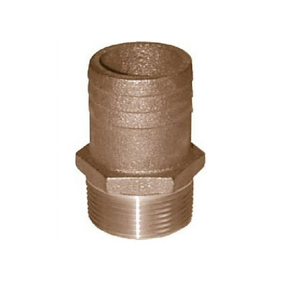 Groco FF Bronze Full Flow Pipe-to-Hose Adapter with NPT Thread