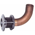 thumbnail image 1 of Groco HTHC-S #316 SS Hose Through-Hull 90 Degree with Bronze Nut, 1 of 2