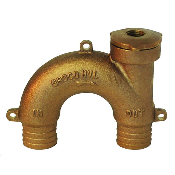 Groco HVL Bronze Vented Loop for Hose