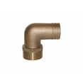 thumbnail image 1 of Groco PTHC Bronze Standard Flow 90 Degree Pipe-to-Hose Adapter with NPT Thread, 1 of 3