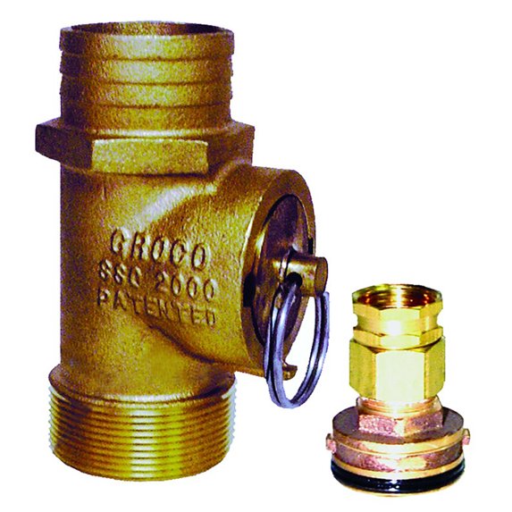 Groco SSC Bronze Engine Flush Kit and Safety Seacock Conversion