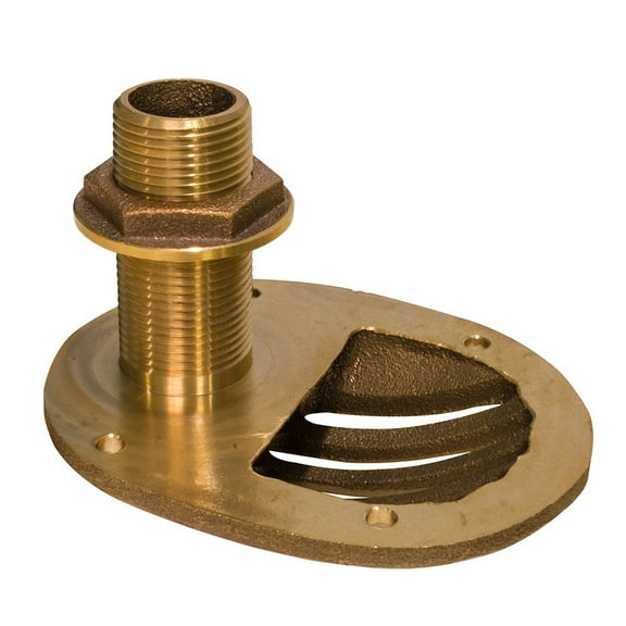 Groco STH Bronze Scoop Through-Hull with Nut