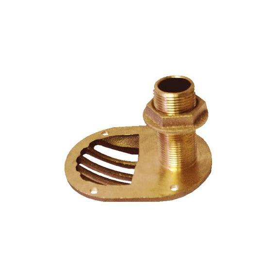Groco Scoop Thru Hull with Locking Nut & BSPP Thread