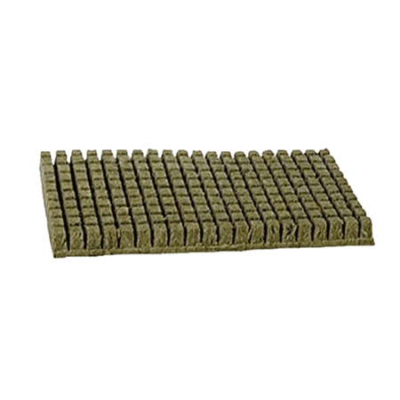 Grodan Rockwool Cubes Growing Propagation Media (1 inch) 200 Cubes, 1 Sheet