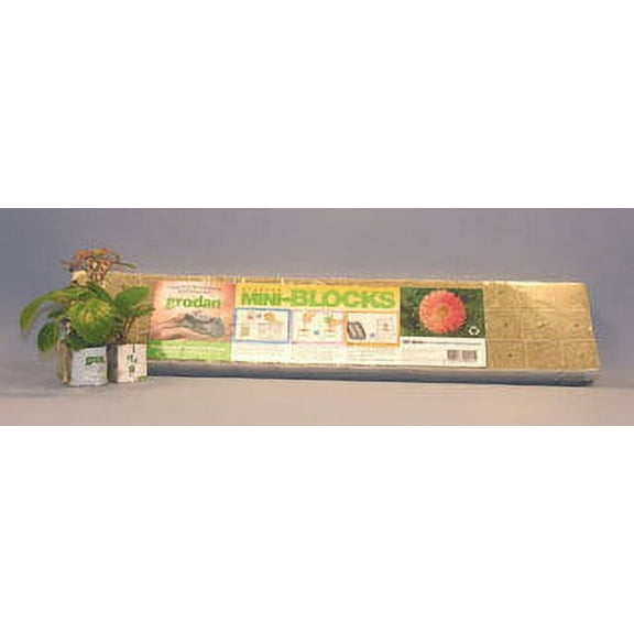 Grodan Stonewool Delta Starter Mini-Blocks Grodan 2 in Starter Mini-Blocks MM50 single strip