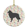 thumbnail image 1 of Groenendael Belgian Shepherd Ceramic Ornament 2.8 in x 2.8 in, 1 of 3