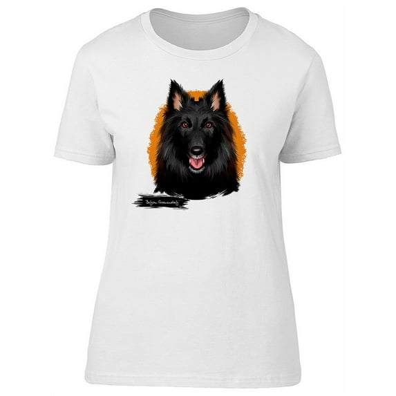 Groenendael Shepherd Sheepdog T-Shirt Women -Image by Shutterstock, Female Large