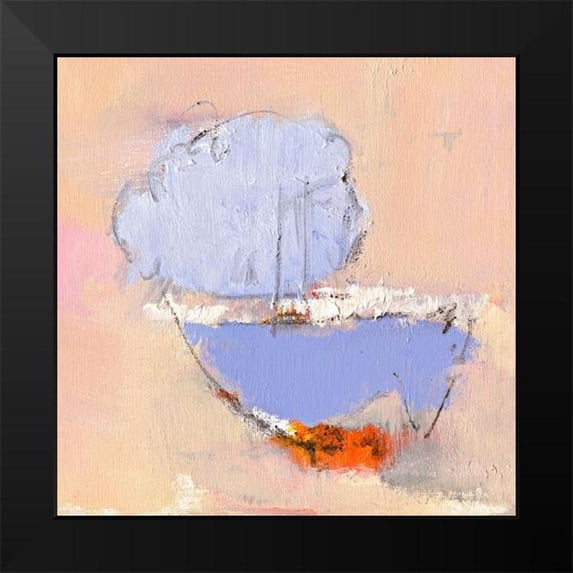 Groenhart, Jan 12x12 Black Modern Framed Museum Art Print Titled - Ohne Titel V