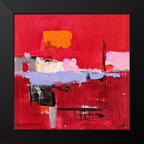 Groenhart, Jan 12x12 Black Modern Framed Museum Art Print Titled - Ohne Titel X
