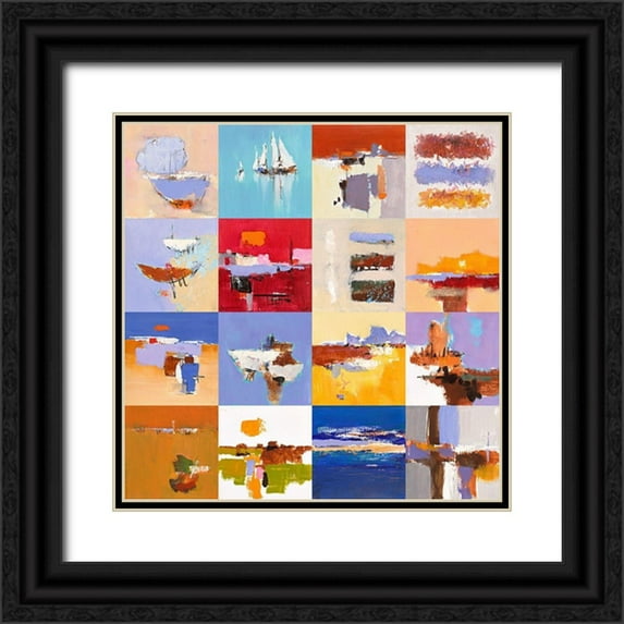 Groenhart, Jan 12x12 Black Ornate Wood Framed with Double Matting Museum Art Print Titled - 4 x 4