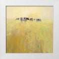 thumbnail image 1 of Groenhart, Jan 12x12 White Modern Wood Framed Museum Art Print Titled - Cows in Spring, 1 of 4