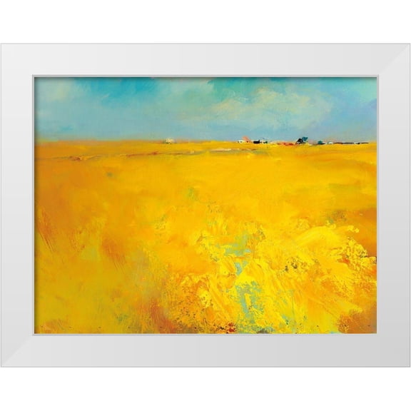 Groenhart, Jan 14x12 White Modern Wood Framed Museum Art Print Titled - Harvest Time