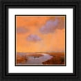 thumbnail image 1 of Groenhart, Jan 15x15 Black Ornate Wood Framed with Double Matting Museum Art Print Titled - Evening Sky, 1 of 4
