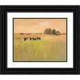 thumbnail image 1 of Groenhart, Jan 18x15 Black Ornate Wood Framed with Double Matting Museum Art Print Titled - Three Cows, 1 of 4
