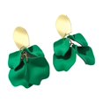 thumbnail image 1 of Grofry 1 Pair Retro Rose Petal Drop Earrings Long Style Exaggerated Dangle Earrings Bright Color Earrings Jewelry Accessories, 1 of 8