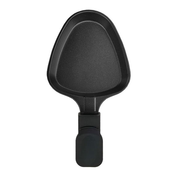 Grofry 1 Pcs Mini Grill Pan for Raclettes Non-Stick Coated Grill Plate Square Triangle Shape Cheese Melting Accessories