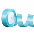 thumbnail image 1 of Grofry 1 Roll 0.98" Wide 25 Yards Satin Craft Ribbon，Bright Color Gift Wrapping Ribbon Bouquets Hair Ties Greeting Cards Wedding Decor, 1 of 8