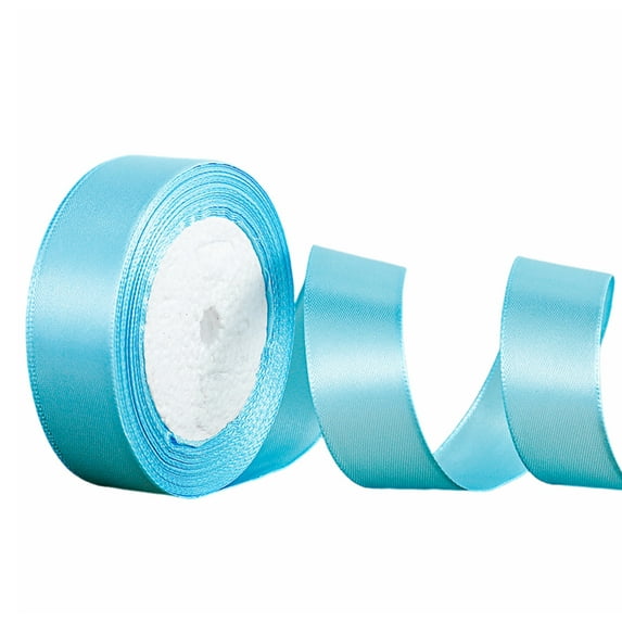 Grofry 1 Roll 0.98" Wide 25 Yards Satin Craft Ribbon，Bright Color Gift Wrapping Ribbon Bouquets Hair Ties Greeting Cards Wedding Decor