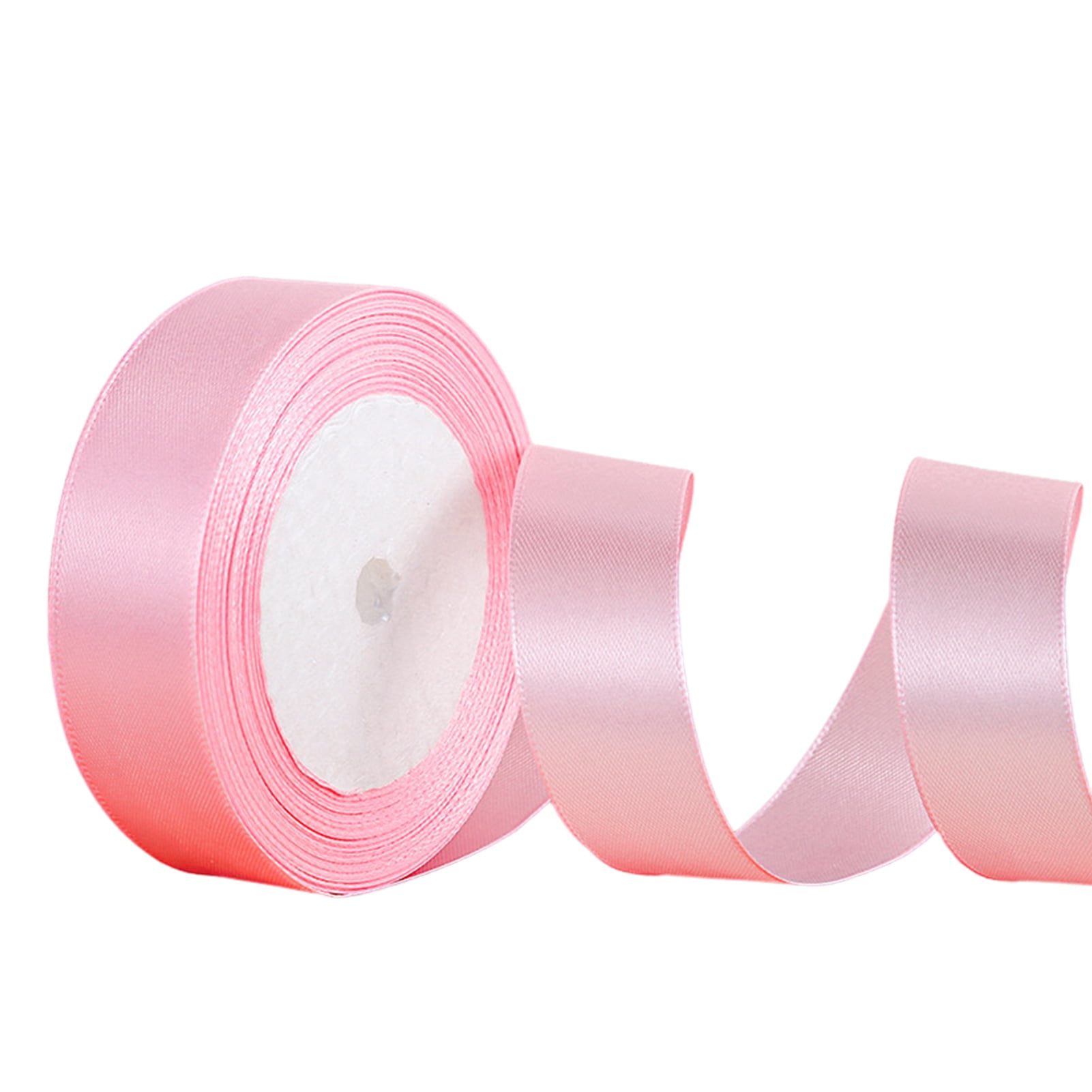 Flezoo Satin Craft Ribbon - 1.5 Inch Wide, 25 Yard Roll, Single Face Polyester Silk Ribbon | For Gift Wrapping, Bows, Wedding, Hair