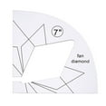 thumbnail image 1 of Grofry 1 Set Acrylic Quilting Template Free Motion Quilting Ruler DIY Hollow Quilting Frame Stencil Guide Industrial Domestic Sewing Machine Sewing Supplies, 1 of 8