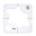 thumbnail image 1 of Grofry 1 Set Acrylic Quilting Template Free Motion Quilting Ruler DIY Hollow Quilting Frame Stencil Guide Industrial Domestic Sewing Machine Sewing Supplies, 1 of 8