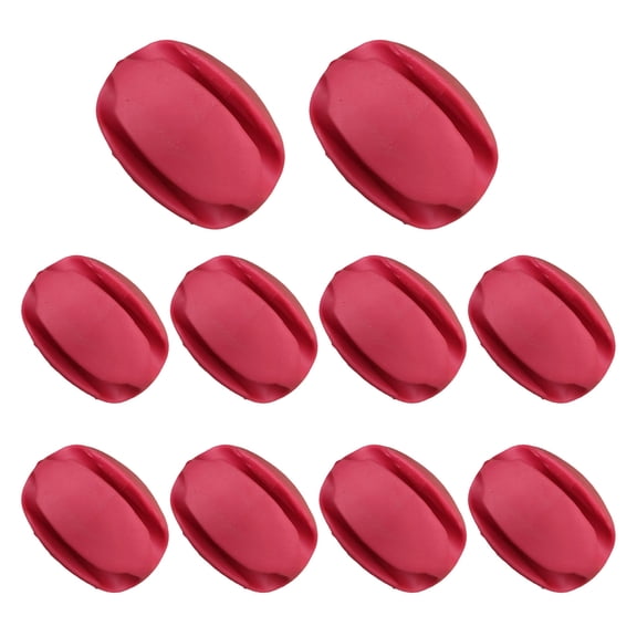 Grofry 10 Pcs Fishing Rod Fixed Ball 4/5/7/8/9MM 5 Holes Scratch Free Reusable Fishing Pole Keeper Protector Clip Fixing Tools Fishing Accessories