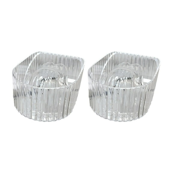 Grofry 2 Pcs Manicure Hand Soak Bowl Polish Manicure Soak Off Bowl Hand Wash Soaker Tray for Home Salon Acrylic Polish Remover Bowl DIY Manicure Tools