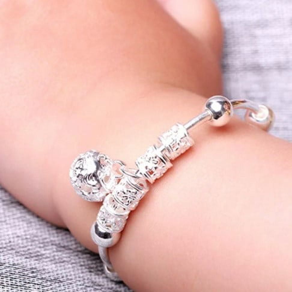 Sterling Silver Baby Bracelet for Little Baby Girl Shower Gift – Cherished  Moments Jewelry