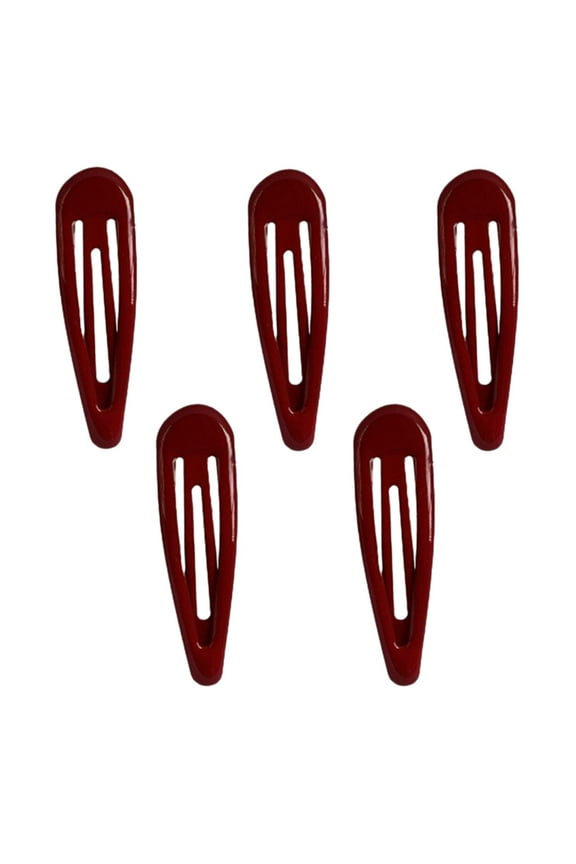 5 Pcs Star Hairpins Delicate Metal Snap Clips for Girls Anti-slip Headwear Perfect Party New Year Gift