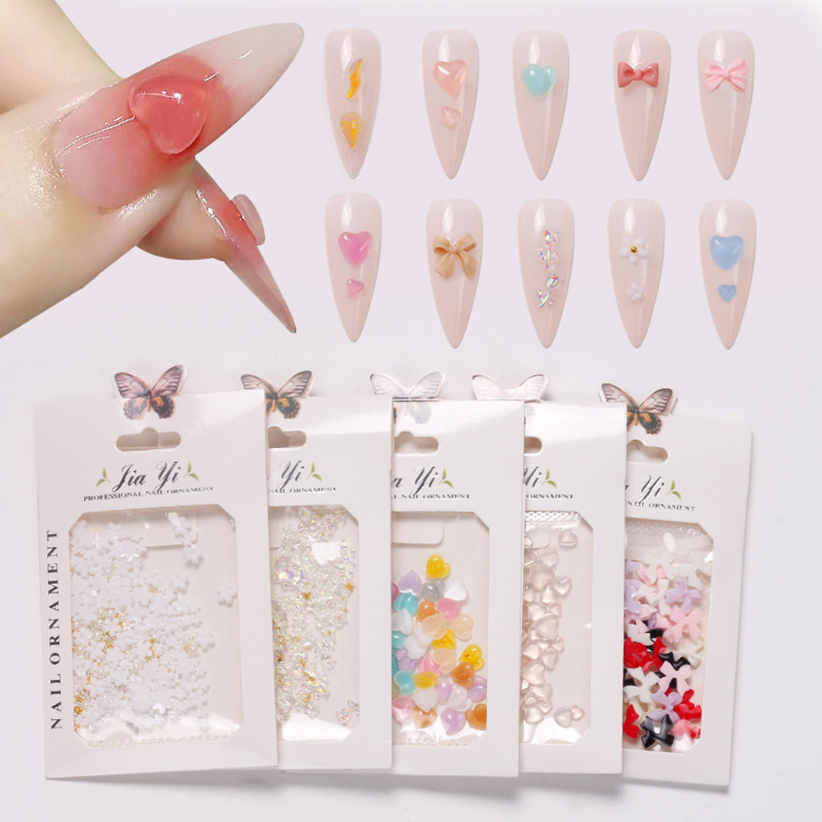 Nail Forms 200PCS, Acrylic Nail Forms for Nail Extension Tips, Long Nail  Forms for Acrylic Nails, Thick Professional Nail Art Tips Extension Forms  Manicure Tool DIY Home Salon Supplies (01-Butterfly) - Walmart.com