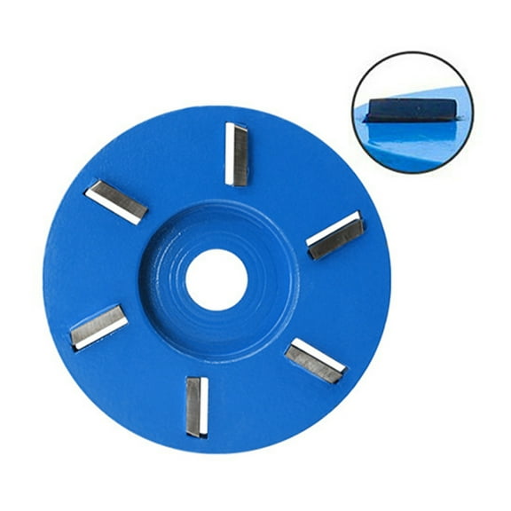 Grofry 6 Teeth Wood Carving Disc Smooth Carving Stump Remover Angle Grinder Wood Carving Disc