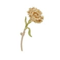 thumbnail image 1 of Grofry Alloy Enamel Carnation Flower Brooch Dripping Oil Process Pin Anti-Rust Brooch Versatile Collar Coat Accessory for Party, 1 of 8