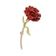 thumbnail image 1 of Grofry Alloy Enamel Carnation Flower Brooch Dripping Oil Process Pin Anti-Rust Brooch Versatile Collar Coat Accessory for Party, 1 of 7
