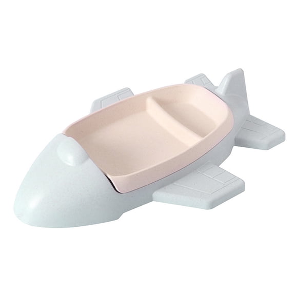 Grofry Baby Children Dish Cartoon Airplane Division Design Tableware Kids Dinnerware Food Bowl for Toddler
