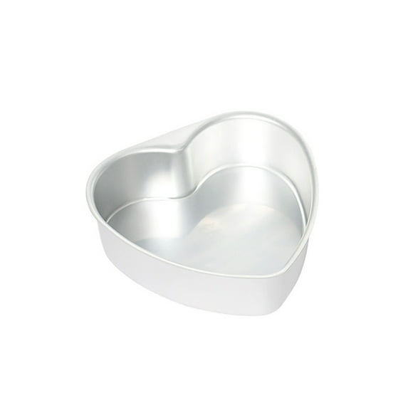 Grofry Baking Mold ,6 Inch Heart Shape Non-stick Removable Bottom Baking Pan Kitchen Cake Mold