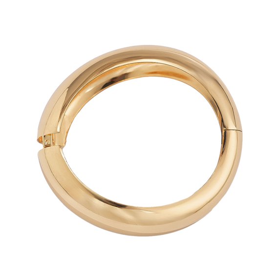 Grofry Bangle Bracelets Hiphop Wide Cuff Bangle Bracelet Irregular Wave Armband Jewelry for Women and Men