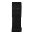 thumbnail image 1 of Grofry Bra Extender 3 Rows 2 Hooks Adjustable Universal Brassiere Band Extension Straps for Women Black, 1 of 2
