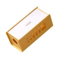 thumbnail image 1 of Grofry Cable Storage Box Solid Color Dust-Proof Plastic Outlet Cord Socket Organizer for Home Yellow White, 1 of 8