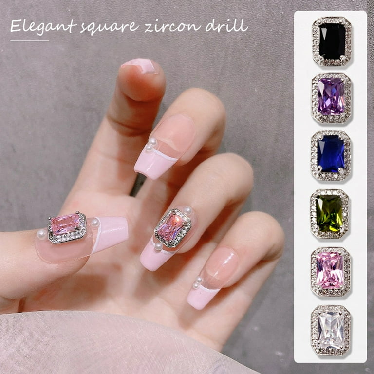 rhinestone elegant nail designs