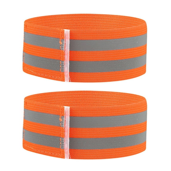 Grofry Cycling Pants Reflective Band High Visibility Elastic Adjustable Men Women Night Running Warning Arm Wrist Leg Ankle Strap Cycling Accessories