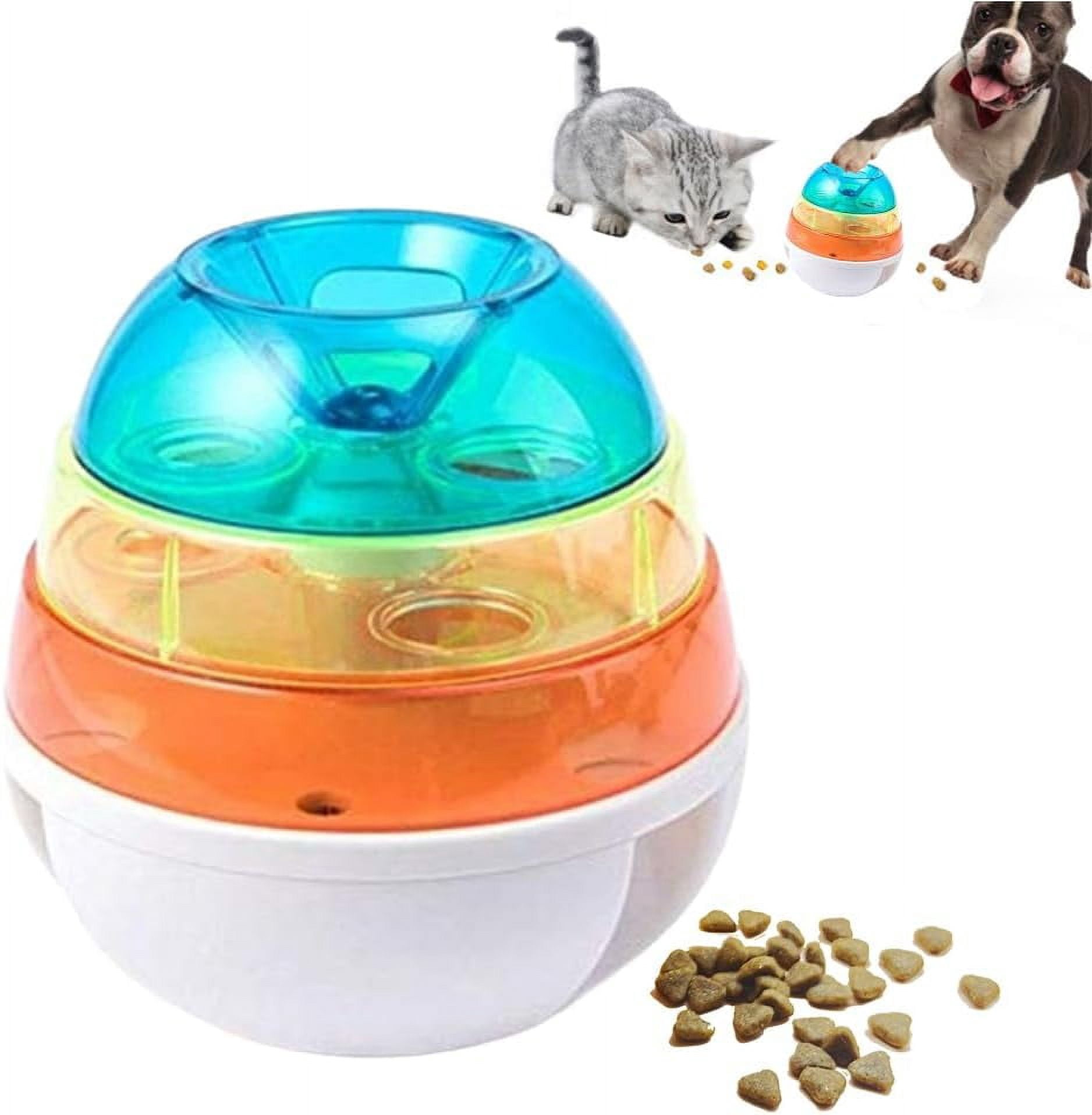 Grofry Egg Shape Tumble Food Dispensing Tumbler Ball Pet Food Treat