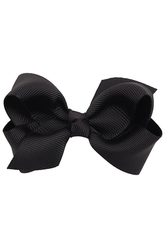 Girl Hair Clip Bow Bowknot Kids Duckbill Solid Hair Accessory Gift