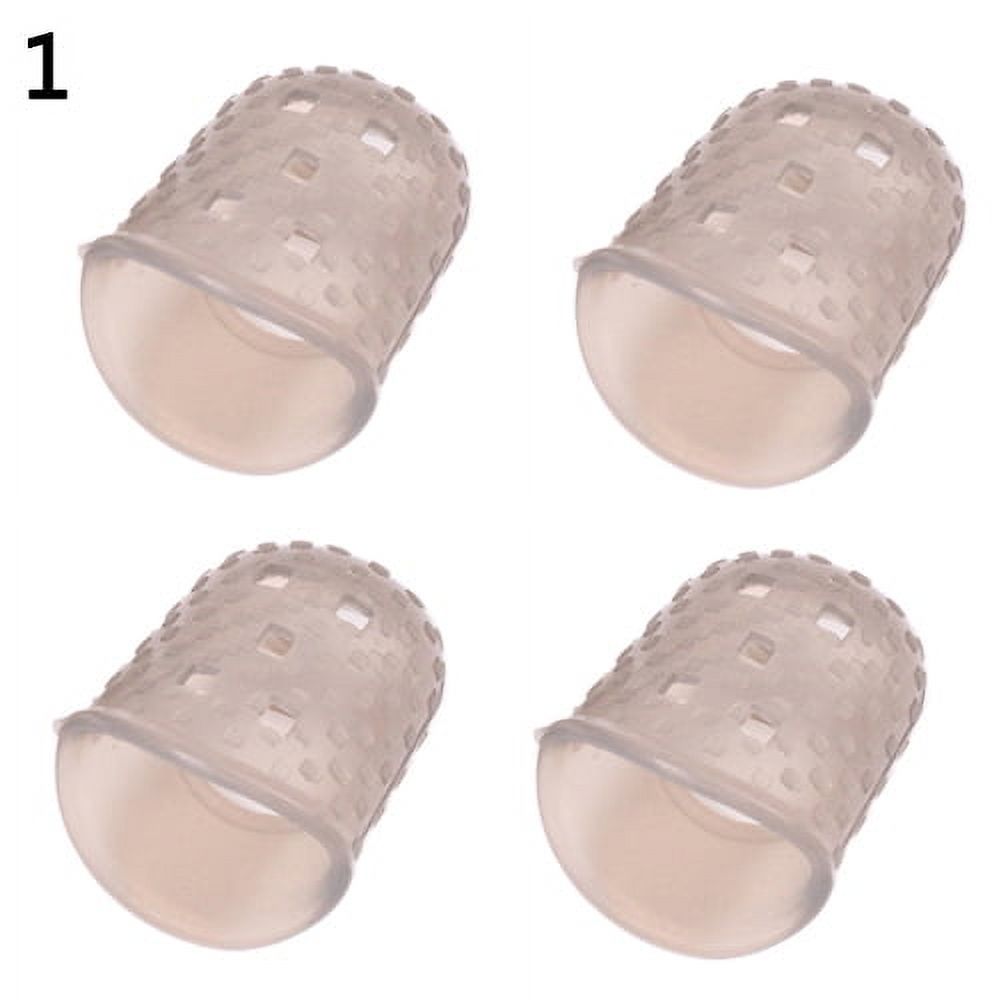 Grofry Guitar Fingertip Protector 4Pack Silicone Left Hand Protector ...