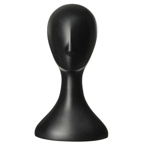 Grofry Head Model,Pro Female Plastic Abstract Mannequin Manikin Head Model Wig Hair Display Stand