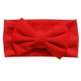 thumbnail image 1 of Grofry Headband Baby Toddler Solid Candy Color Bowknot Bow Stretch Hair Band Accessory, 1 of 2