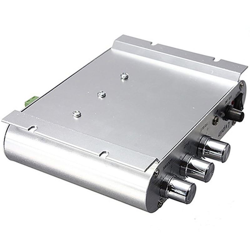 Grofry HiFi CD MP3 Radio Car Home Audio Stereo Bass Speaker Booster Amplifier,Stereo Amplifier
