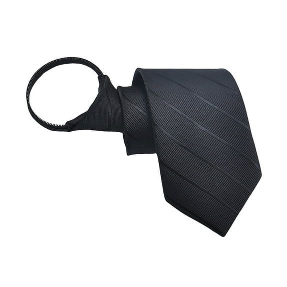 Grofry Men Business Tie Multiple Pattern Designs Rich Colors No Knot Casual Neck Tie Banquet Wedding Party Necktie