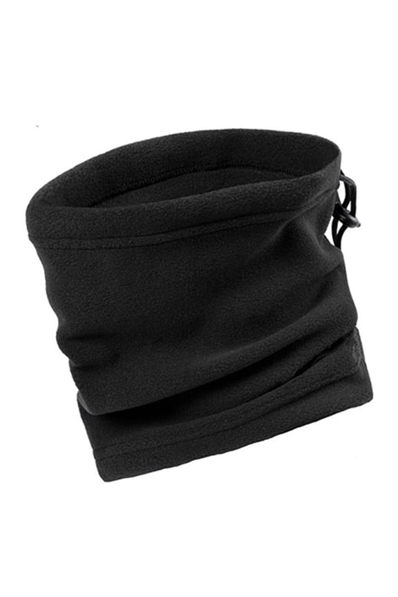 Neck Warmer Unisex Polar Fleece Neck Warmer Thermal Snood Scarf Hat Ski Snowboarding Wear One Size