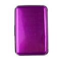 thumbnail image 1 of Grofry Waterproof Aluminium RFID Blocking Business ID Credit Card Holder Case Pocket Purple, 1 of 7