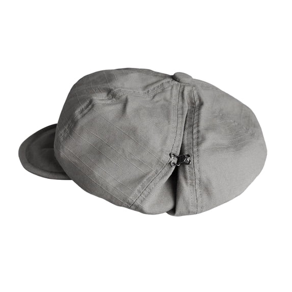Grofry Women Beret Japanses Style Adjustable Head Circumference Short Brim Painter Hat Any Occasion Newsboy Cap